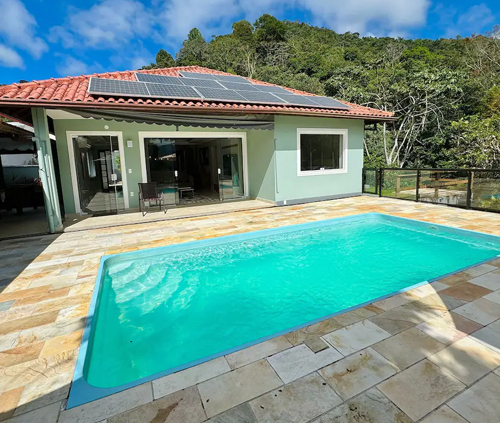 Casa maravilhosa com piscina aquecida e sauna